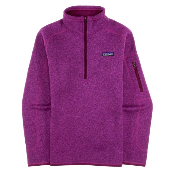 Patagonia Tops - Patagonia Better Sweater 1/4 zip in ikat purple sz M GUC